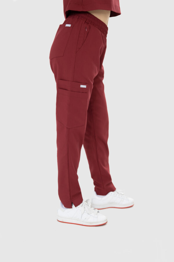 Spodnie Basic Damskie - Burgundy