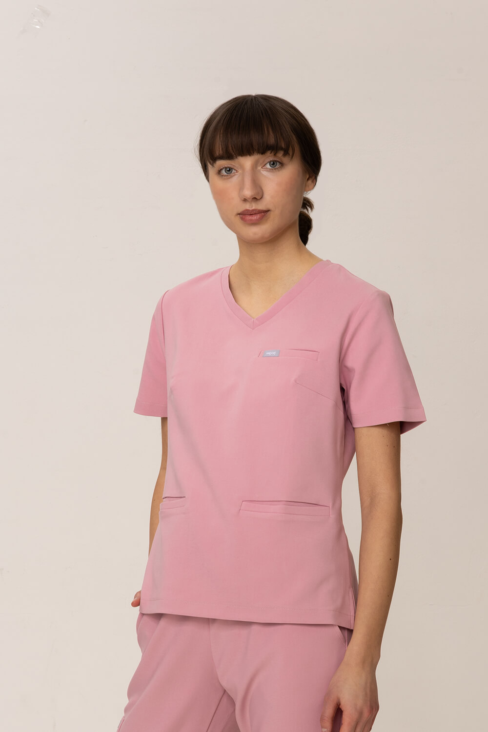 Bluza Medyczna Basic Damska - Cotton Candy