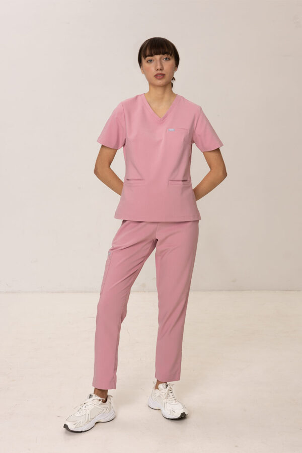 Bluza Medyczna Basic Damska - Cotton Candy