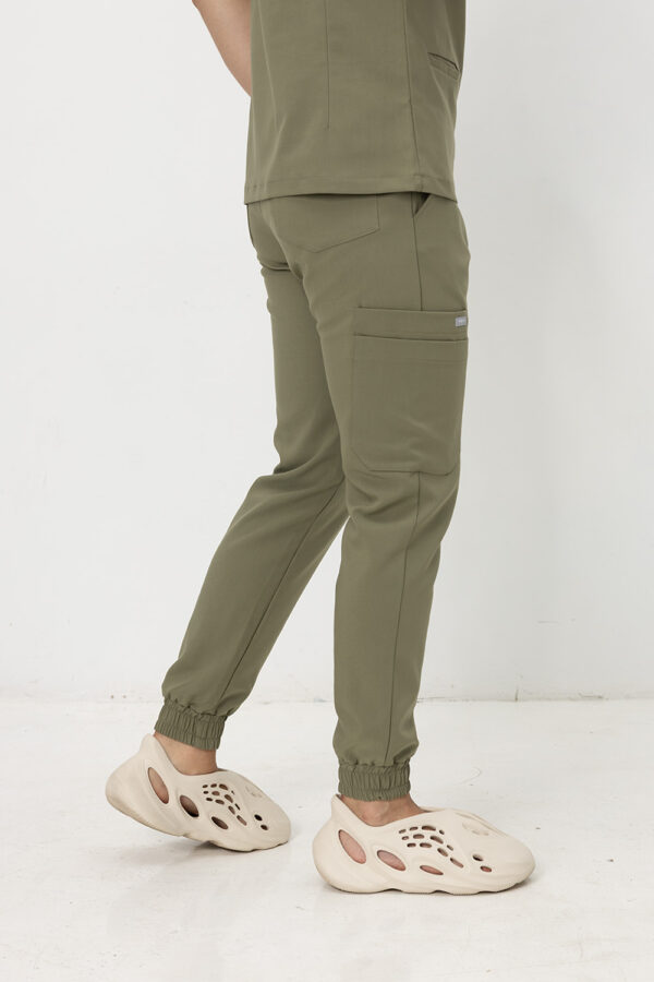 Spodnie Medyczne Męskie Joggery - Olive Drab