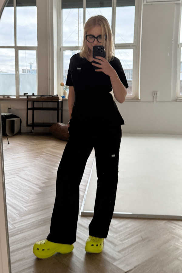 Bluza Medyczna Basic Damska - Black