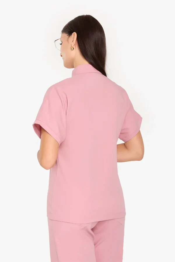 Bluza Medyczna Ze Stójką Damska - Cotton Candy