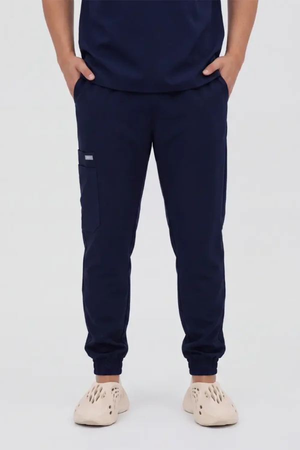 Spodnie Medyczne Męskie Joggery - Midnight Blue