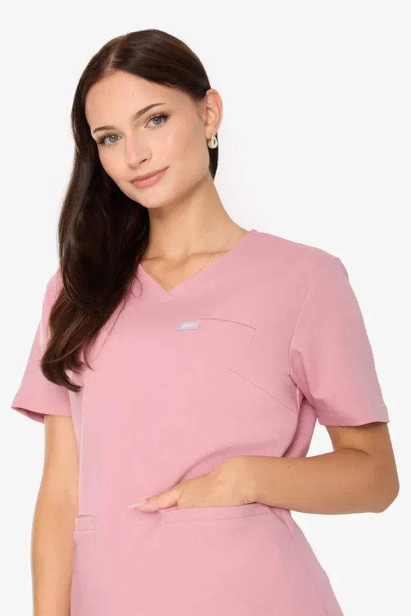 Bluza Medyczna Basic Damska - Cotton Candy