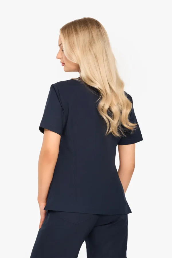 Bluza Medyczna Basic Damska - Midnight Blue