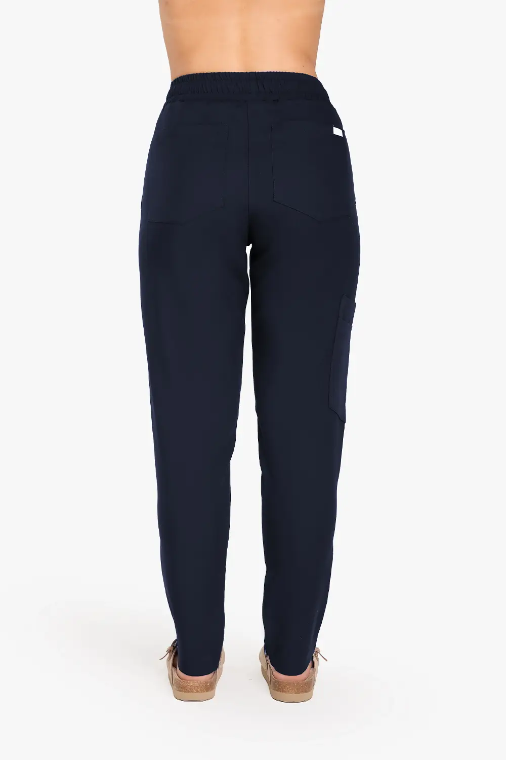 Spodnie Medyczne Damskie Basic - Midnight Blue - obrazek 3