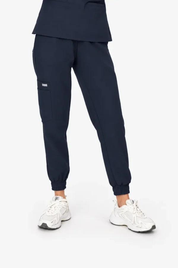 Spodnie Medyczne Damskie Joggery - Midnight Blue