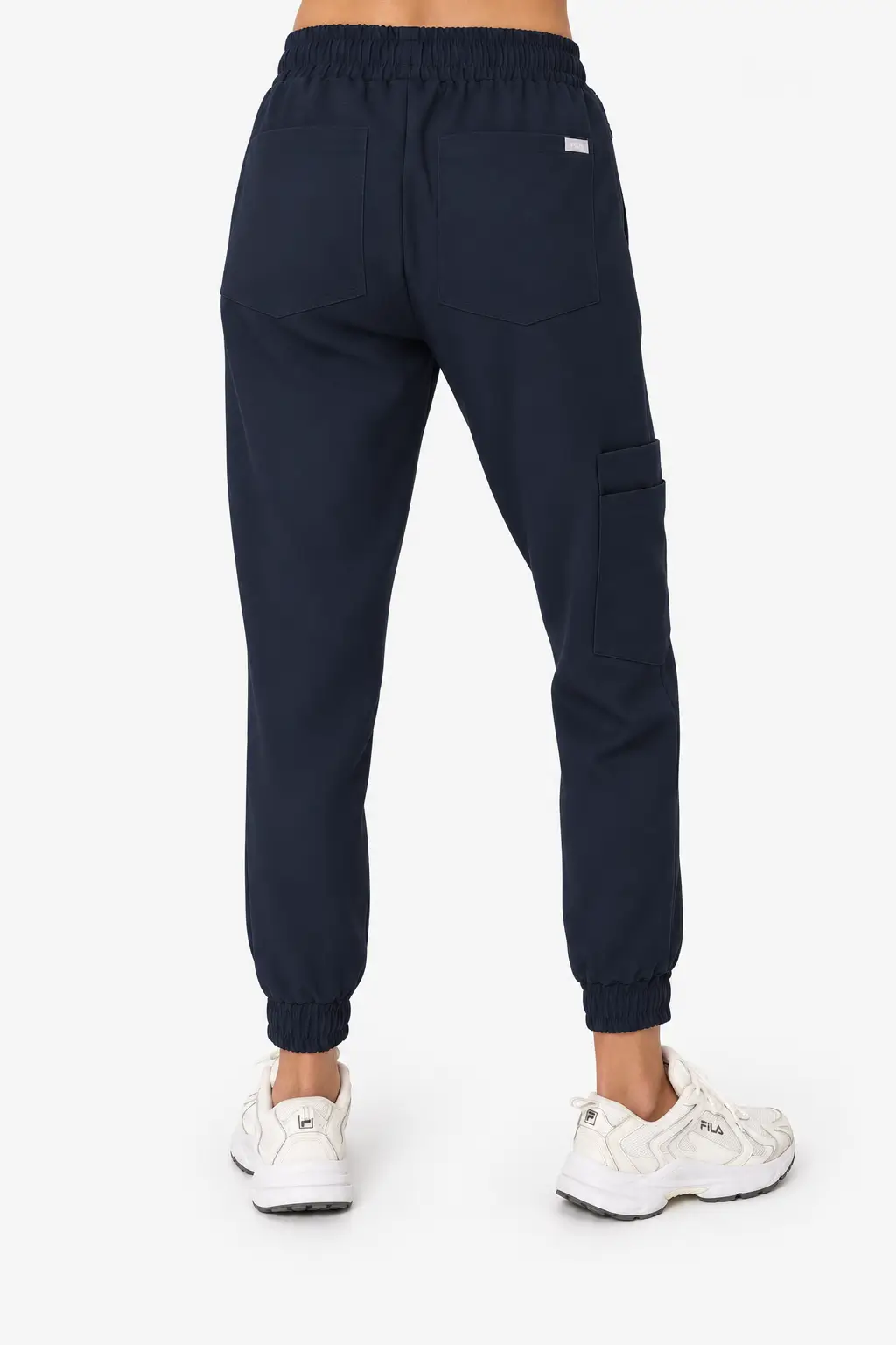 Spodnie Medyczne Damskie Joggery - Midnight Blue - obrazek 2