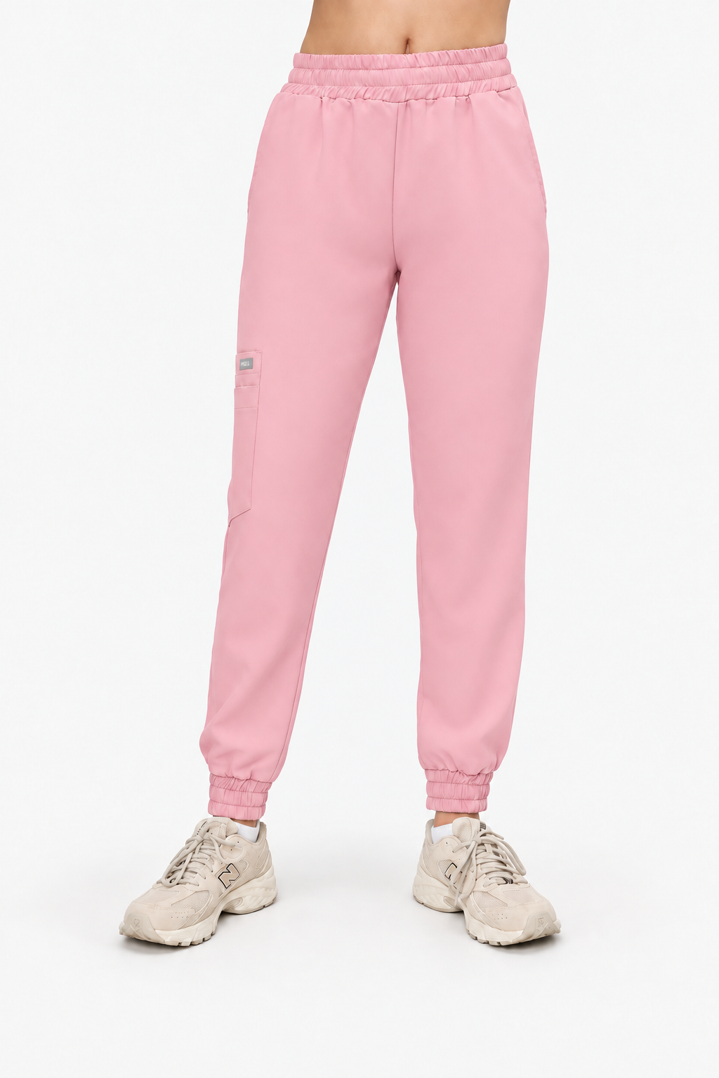 Spodnie Medyczne Damskie Joggery - Cotton Candy